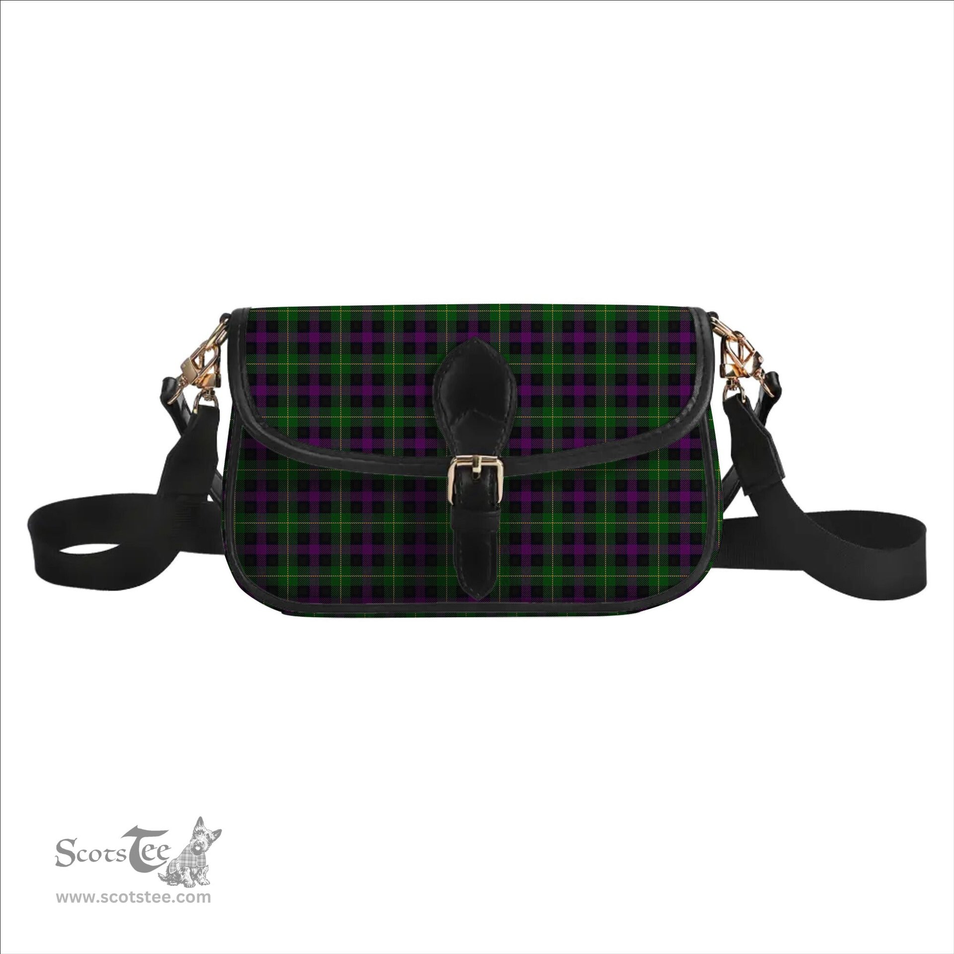 ScotsTee Shop Scottish Martin Hunting Tartan Women's Chain Crossbody Bag Square Bag