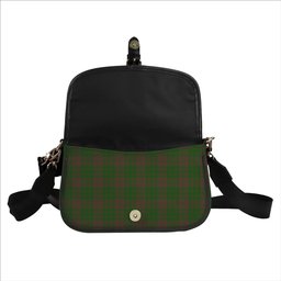 ScotsTee Shop Scottish McAlister of Glenbarr Hunting Ancient Tartan Women's Chain Crossbody Bag Square Bag