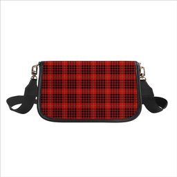 ScotsTee Shop Scottish McDonald of Ardnamurchan Modern Tartan Women's Chain Crossbody Bag Square Bag