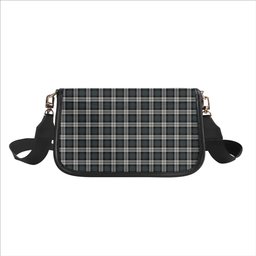 ScotsTee Shop Scottish McCandlish Arisaid Grey Tartan Women's Chain Crossbody Bag Square Bag