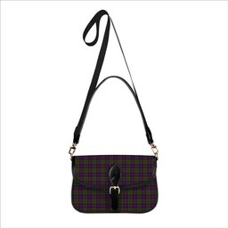 ScotsTee Shop Scottish McDonald of Clan Ranald Modern Tartan Women's Chain Crossbody Bag Square Bag