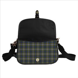 ScotsTee Shop Scottish McDonell of Glengarry Dress Ancient Tartan Women's Chain Crossbody Bag Square Bag