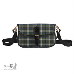 ScotsTee Shop Scottish McDonell of Glengarry Dress Ancient Tartan Women's Chain Crossbody Bag Square Bag