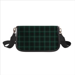 ScotsTee Shop Scottish McAuley Hunting Modern Tartan Women's Chain Crossbody Bag Square Bag