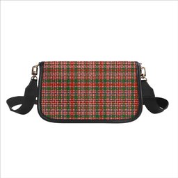ScotsTee Shop Scottish McAlister Ancient Tartan Women's Chain Crossbody Bag Square Bag