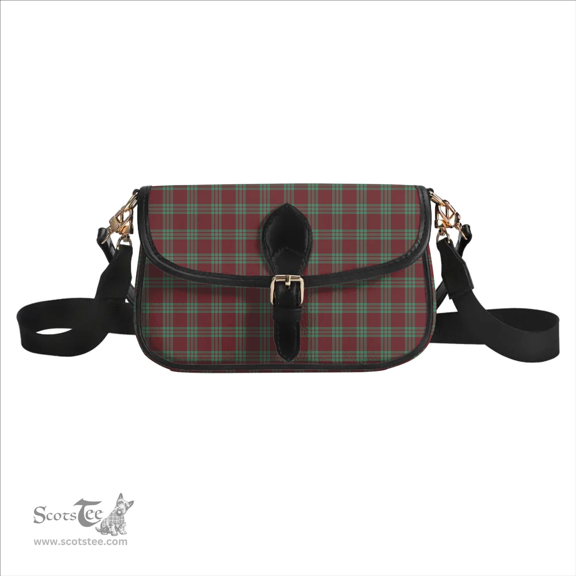ScotsTee Shop Scottish McGregor Hunting Ancient Tartan Women's Chain Crossbody Bag Square Bag