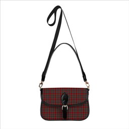 ScotsTee Shop Scottish McDonald of Lochmaddy Tartan Women's Chain Crossbody Bag Square Bag
