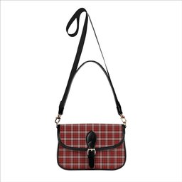 ScotsTee Shop Scottish McDougall Dress Tartan Women's Chain Crossbody Bag Square Bag