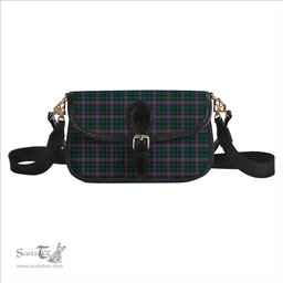 ScotsTee Shop Scottish McAucliffe Tartan Women's Chain Crossbody Bag Square Bag