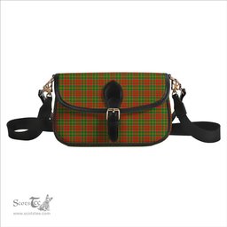 ScotsTee Shop Scottish McDonald of Kingsburgh Ancient Tartan Women's Chain Crossbody Bag Square Bag