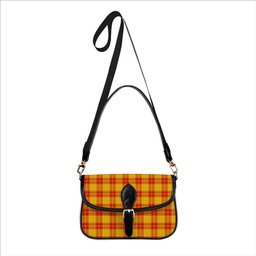 ScotsTee Shop Scottish McMillan Dress Modern Tartan Women's Chain Crossbody Bag Square Bag