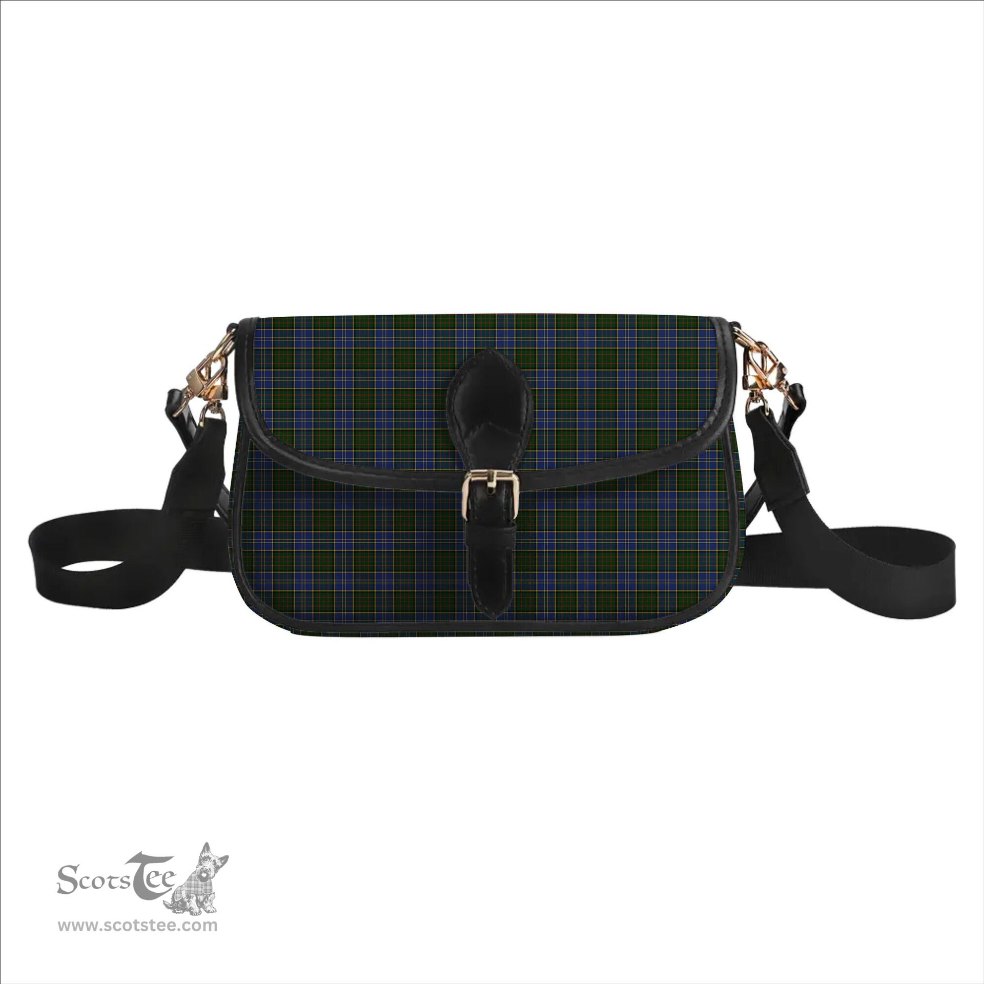 ScotsTee Shop Scottish McMillan Hunting Tartan Women's Chain Crossbody Bag Square Bag
