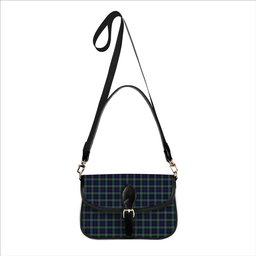 ScotsTee Shop Scottish McKenzie Hunting Green Tartan Women's Chain Crossbody Bag Square Bag