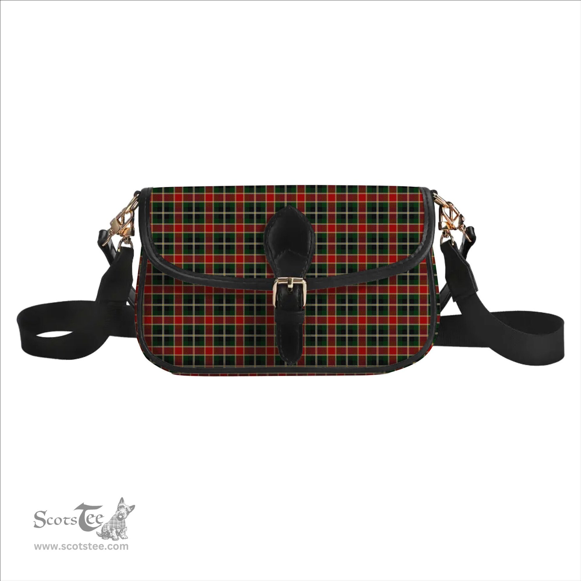 ScotsTee Shop Scottish McLachlan Hunting Modern Tartan Women's Chain Crossbody Bag Square Bag