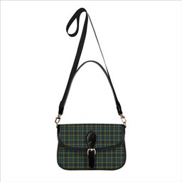 ScotsTee Shop Scottish McLellan Ancient Tartan Women's Chain Crossbody Bag Square Bag