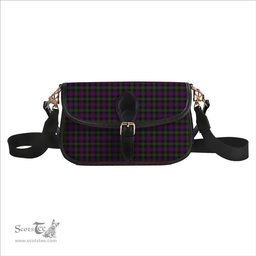 ScotsTee Shop Scottish McLennan Tartan Women's Chain Crossbody Bag Square Bag