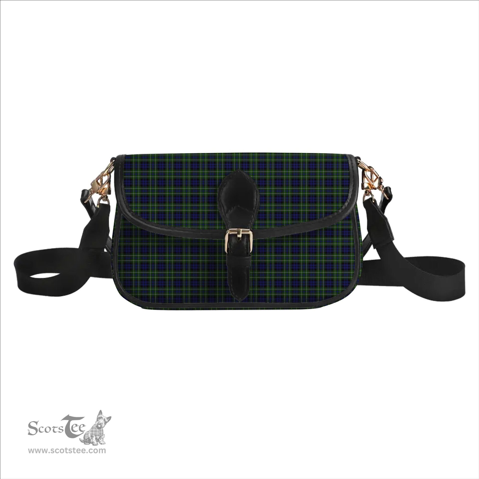 ScotsTee Shop Scottish McNeil of Colonsay Tartan Women's Chain Crossbody Bag Square Bag