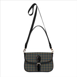 ScotsTee Shop Scottish McTavish Hunting Ancient Tartan Women's Chain Crossbody Bag Square Bag