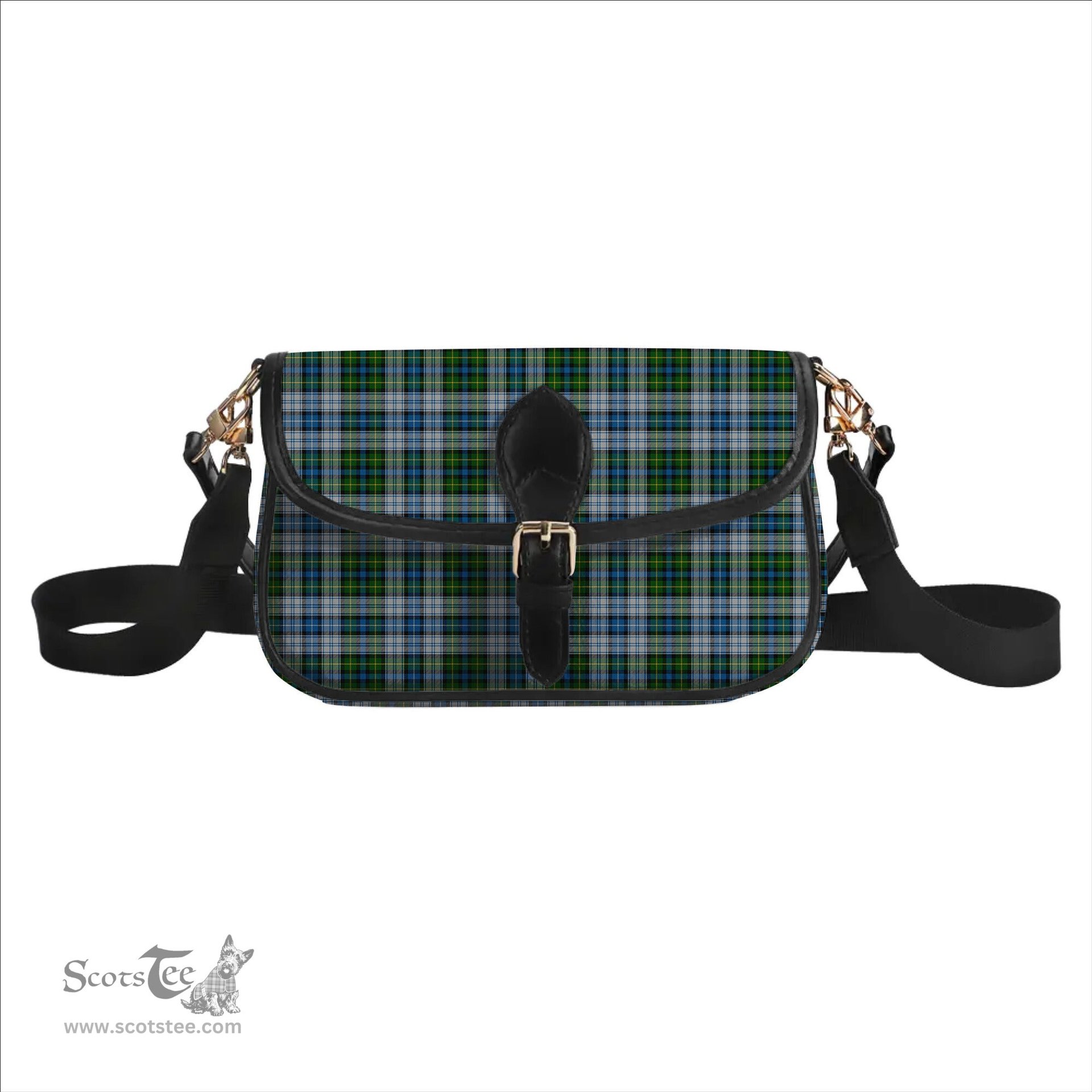 ScotsTee Shop Scottish McNeil Dress Tartan Women's Chain Crossbody Bag Square Bag