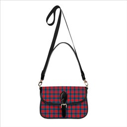 ScotsTee Shop Scottish McTavish Modern Tartan Women's Chain Crossbody Bag Square Bag