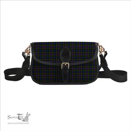ScotsTee Shop Scottish Murray of Atholl Modern Tartan Women's Chain Crossbody Bag Square Bag