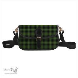 ScotsTee Shop Scottish McIvor Hunting Tartan Women's Chain Crossbody Bag Square Bag