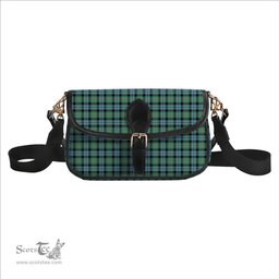 ScotsTee Shop Scottish Melville SC Tartan Women's Chain Crossbody Bag Square Bag