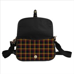 ScotsTee Shop Scottish McMillan Modern Tartan Women's Chain Crossbody Bag Square Bag