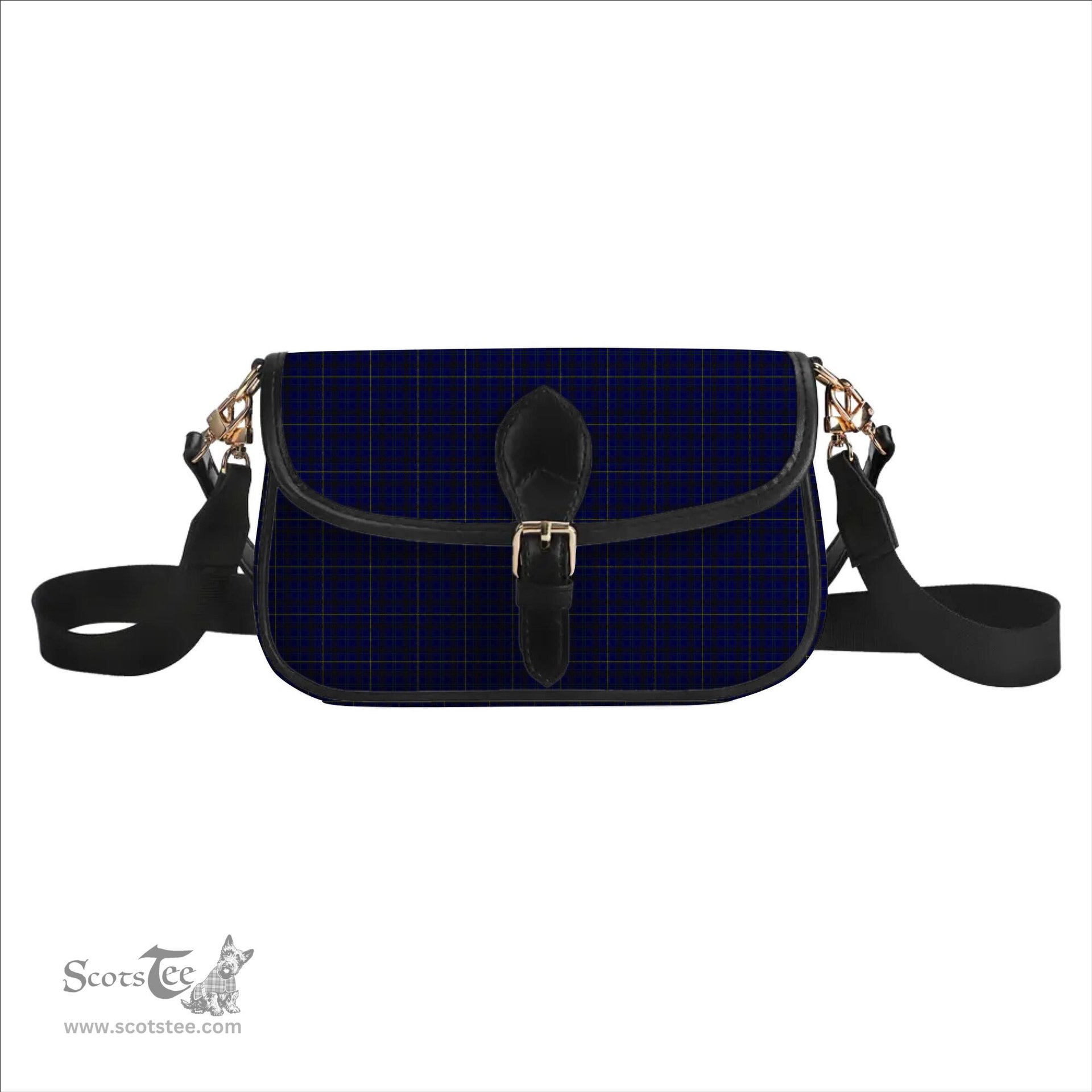 ScotsTee Shop Scottish Moon New Maldon Surrey Tartan Women's Chain Crossbody Bag Square Bag