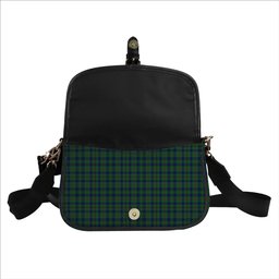 ScotsTee Shop Scottish Moncrieff of Atholl Modern Tartan Women's Chain Crossbody Bag Square Bag