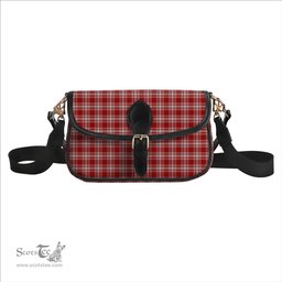 ScotsTee Shop Scottish Menzies 1815 Tartan Women's Chain Crossbody Bag Square Bag