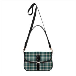 ScotsTee Shop Scottish McLeod Of Californian Ancient Tartan Women's Chain Crossbody Bag Square Bag