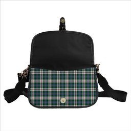 ScotsTee Shop Scottish McLeod Of Californian Ancient Tartan Women's Chain Crossbody Bag Square Bag