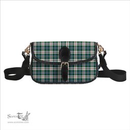ScotsTee Shop Scottish McLeod Of Californian Ancient Tartan Women's Chain Crossbody Bag Square Bag