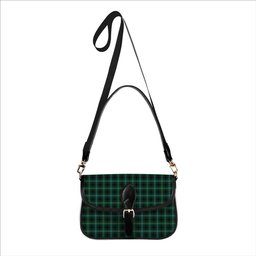 ScotsTee Shop Scottish McIvor Hunting Modern Tartan Women's Chain Crossbody Bag Square Bag