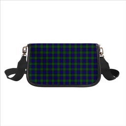 ScotsTee Shop Scottish McKinlay Modern Tartan Women's Chain Crossbody Bag Square Bag
