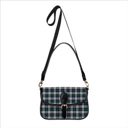 ScotsTee Shop Scottish McLeod Of Californian Modern Tartan Women's Chain Crossbody Bag Square Bag