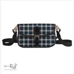 ScotsTee Shop Scottish McLeod Of Californian Modern Tartan Women's Chain Crossbody Bag Square Bag
