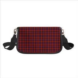 ScotsTee Shop Scottish McPherson Modern Tartan Women's Chain Crossbody Bag Square Bag