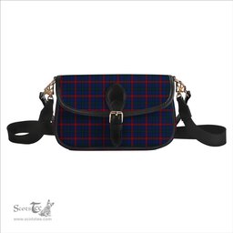 ScotsTee Shop Scottish Montgomery of Ayrshire Modern Tartan Women's Chain Crossbody Bag Square Bag