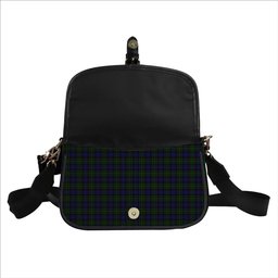 ScotsTee Shop Scottish Mowat Clans Originaux Tartan Women's Chain Crossbody Bag Square Bag