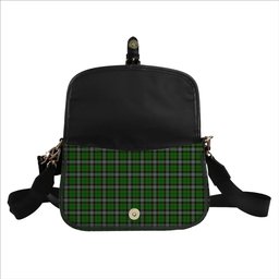 ScotsTee Shop Scottish Moss Tartan Women's Chain Crossbody Bag Square Bag