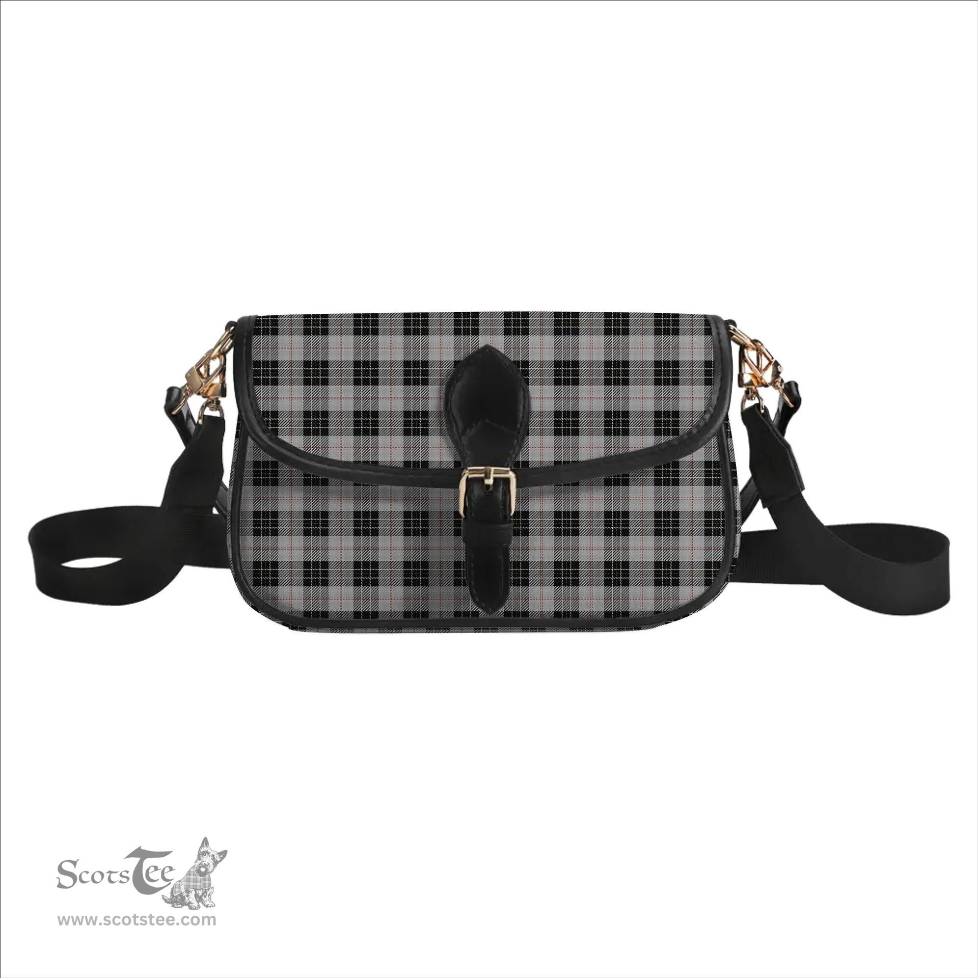 ScotsTee Shop Scottish McPherson Dress Tartan Women's Chain Crossbody Bag Square Bag