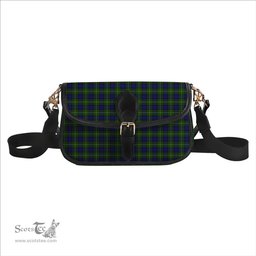 ScotsTee Shop Scottish Mulcahy Tartan Women's Chain Crossbody Bag Square Bag