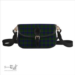 ScotsTee Shop Scottish Mowat Tartan Women's Chain Crossbody Bag Square Bag