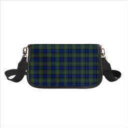 ScotsTee Shop Scottish Muir Modern Tartan Women's Chain Crossbody Bag Square Bag