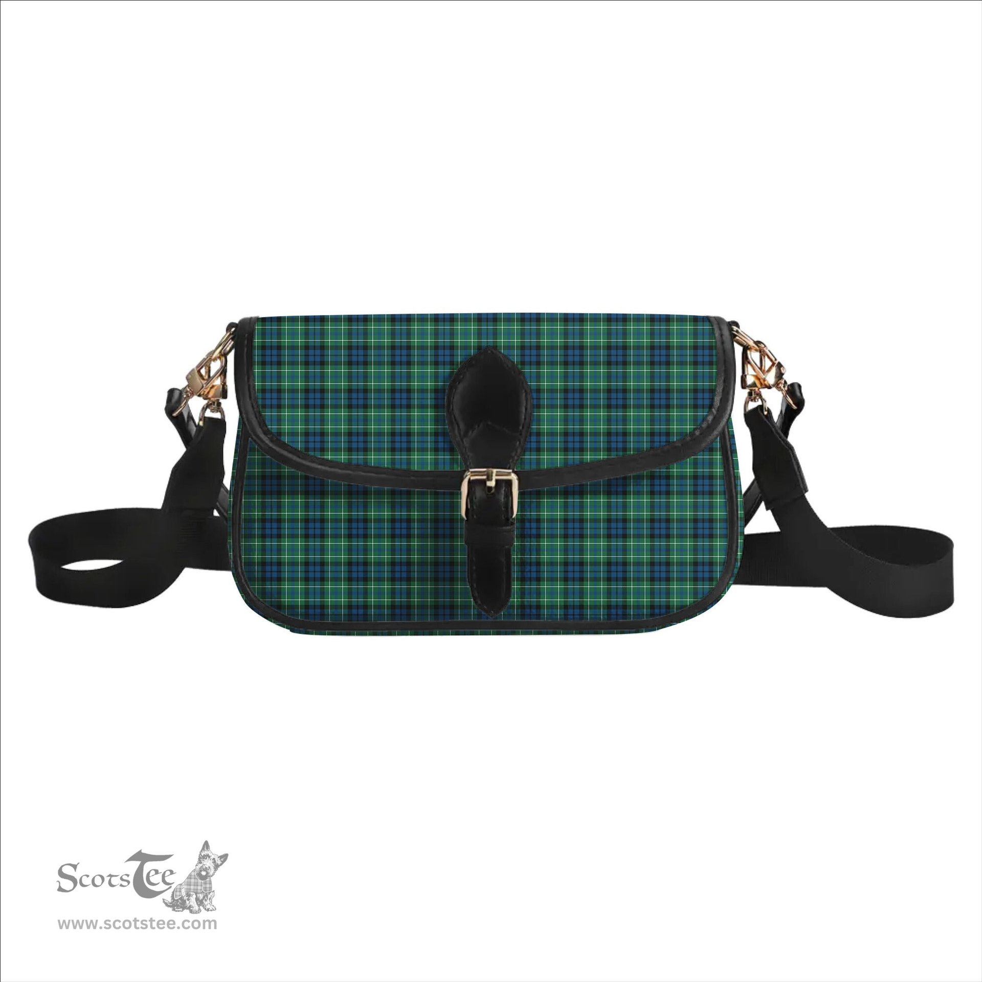ScotsTee Shop Scottish McNeil of Colonsay Ancient Tartan Women's Chain Crossbody Bag Square Bag