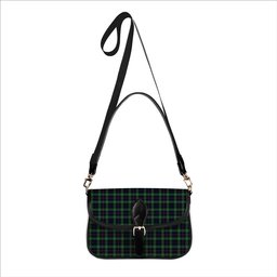 ScotsTee Shop Scottish McLeod of Skye Modern Tartan Women's Chain Crossbody Bag Square Bag