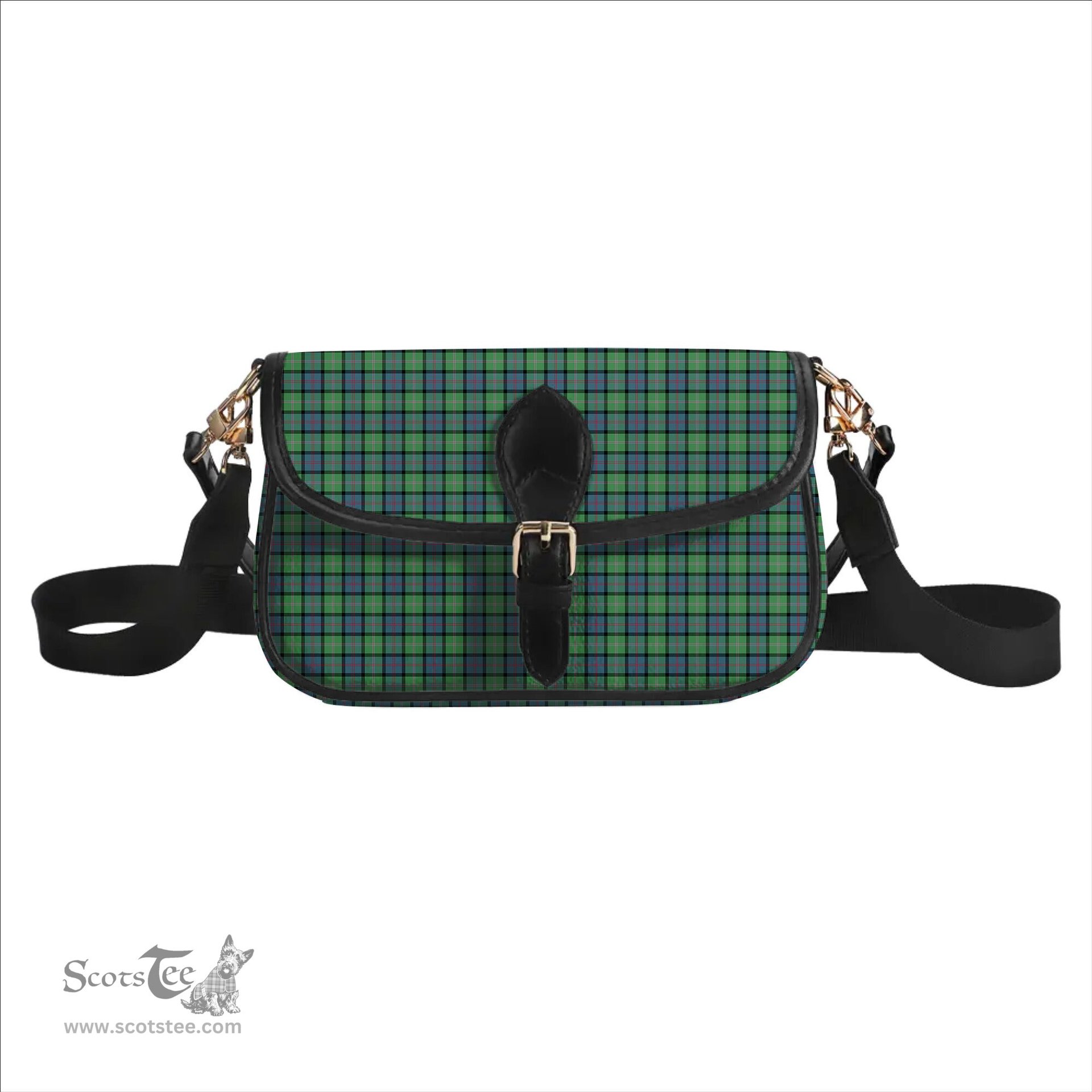 ScotsTee Shop Scottish McThomas Ancient Tartan Women's Chain Crossbody Bag Square Bag