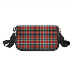 ScotsTee Shop Scottish McTavish Ancient Tartan Women's Chain Crossbody Bag Square Bag